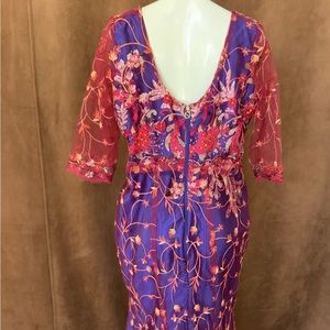 Custom made African evening dress.